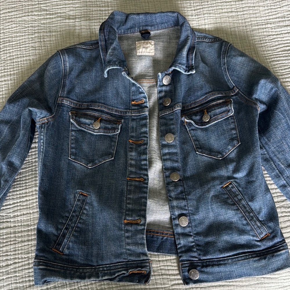 J. Crew Blue Jean Jacket Classic Denim Style